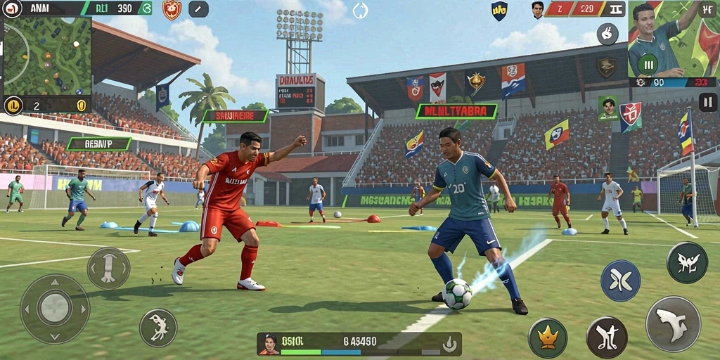 5zk - Screenshot ini menampilkan mode multiplayer yang seru dengan pemain lain.